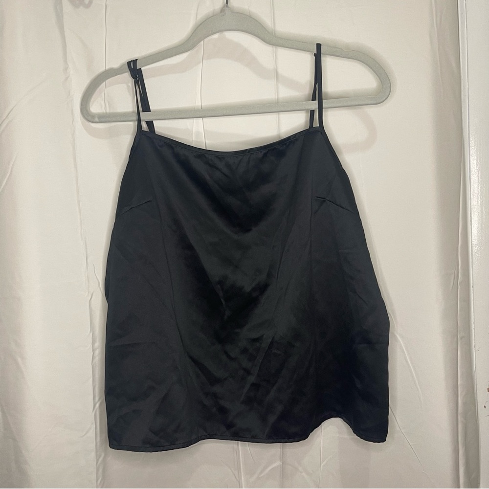 Black tank top